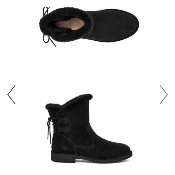UGG Naiyah black boots 🆕 size 7 - Picture 3 of 7